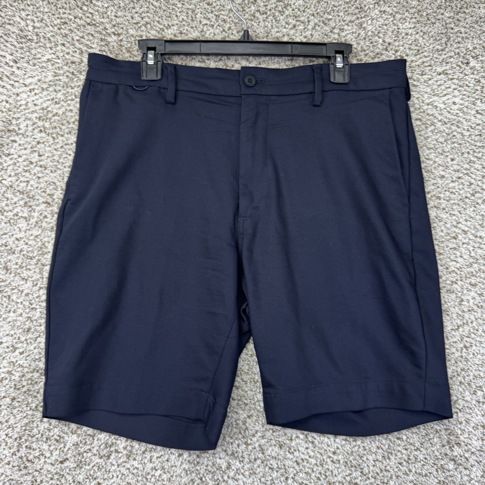 Polo Ralph‎ Lauren Performance Shorts Men's Size 34 Blue Dobby Golf 9" Stretch